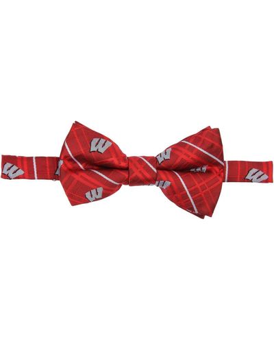 Eagles Wings Wisconsin Badgers Oxford Bow Tie - Red