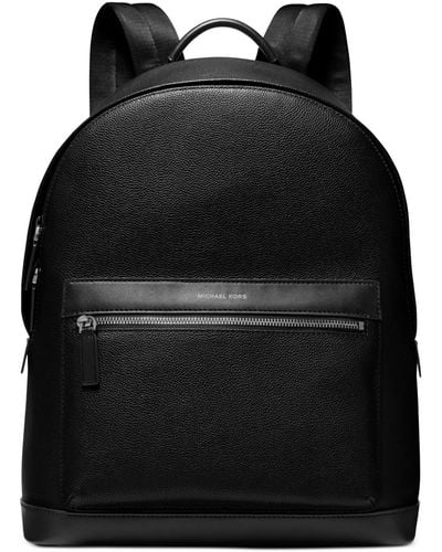 Michael Kors Mason Explorer Leather Backpack - Black