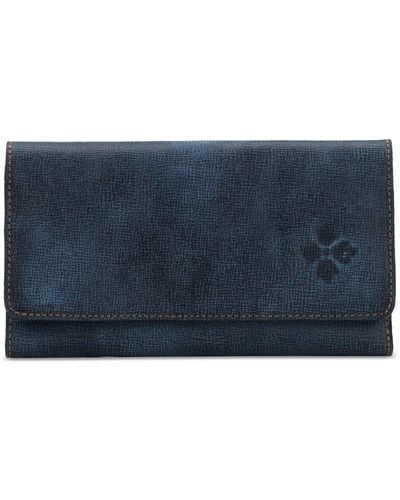 Patricia Nash Terresa Leather Wallet - Blue