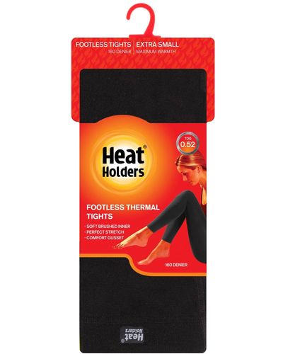 Heat Holders Sophia Footless Thermal Tights - Red
