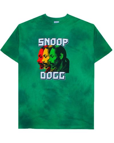 Cross Colours Big & Tall Snoop dogg Transparent T-shirt - Green