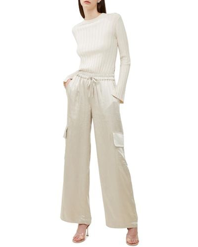 French Connection Choletta Pull-on Cargo Pants - White