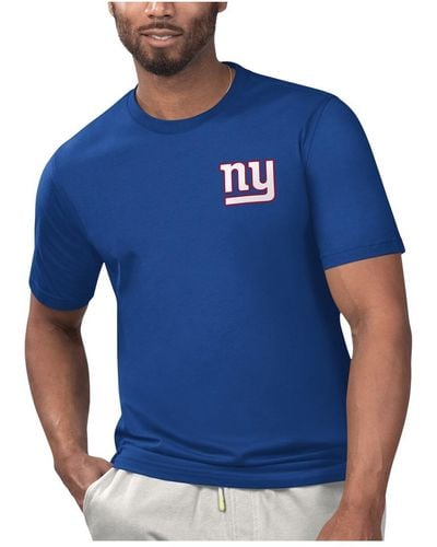Margaritaville New York Giants Licensed To Chill T-shirt - Blue