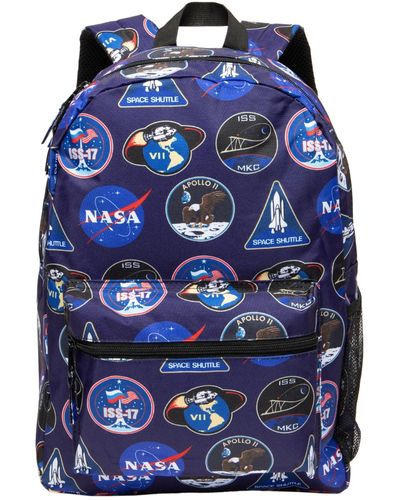 NASA School Or Office Backpack - Blue