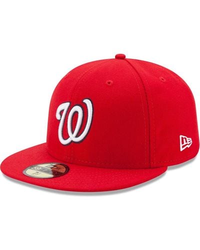 KTZ Mlb 59fifty Authentic Lp Cap - Red