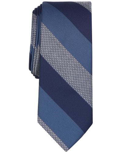 BarIII Gaffney Stripe Tie - Blue