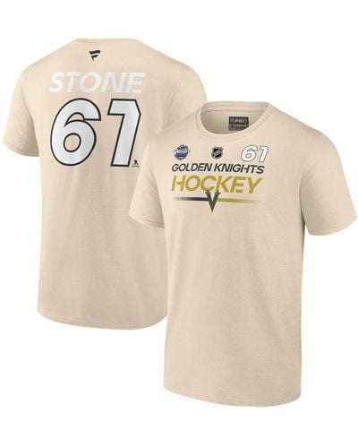 Fanatics Mark Stone Vegas Golden Knights 2024 Nhl Winter Classic Authentic Pro Name And Number T-shirt - Natural