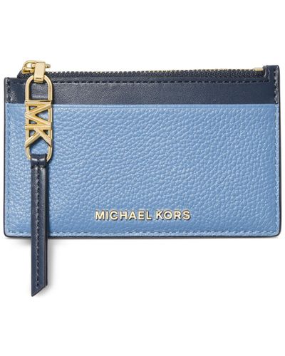 Michael Kors Michael Empire Small Zip Card Case - Blue