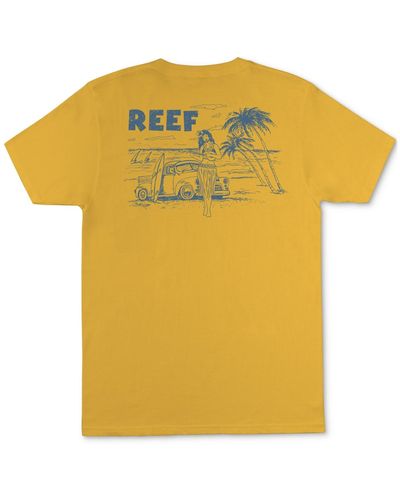 Reef Hulagirly Short Sleeve T-shirt - Blue