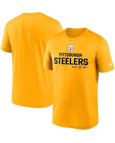 Nike Pittsburgh Steelers Legend Community Performance T-shirt - Metallic