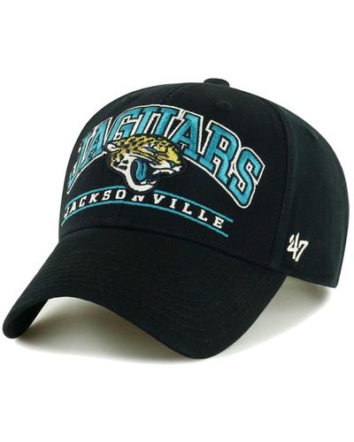 '47 Black Jacksonville Jaguars Fletcher Mvp Adjustable Hat - Green