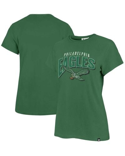 '47 Distressed Philadelphia Eagles Gridiron Classics Treasure Frankie T-shirt - Green