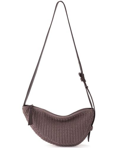The Sak Tess Crochet Mini Sling Bag - Purple