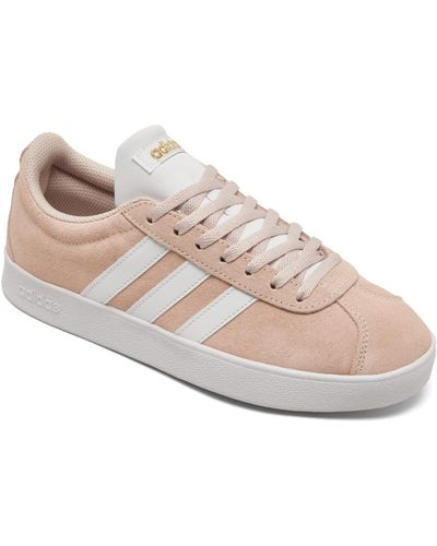 adidas Vl Court 2.0 Casual Sneakers From Finish Line - Pink