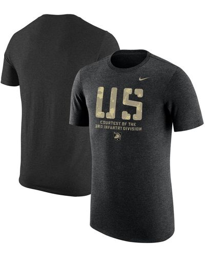 Nike Army Knights 2023 Rivalry Collection Courtesy Of Club Tri-blend T-shirt - Black