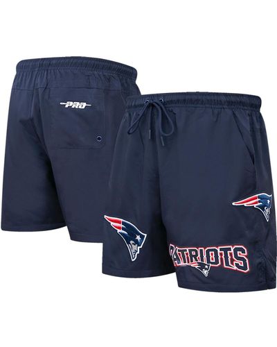 Pro Standard New England Patriots Woven Shorts - Blue