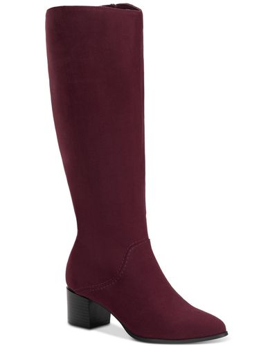 Style & Co. Percyy Dress Boots - Red