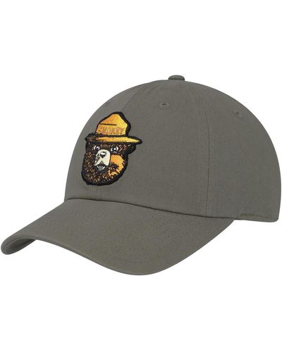 American Needle Smokey The Bear Ballpark Adjustable Hat - Gray