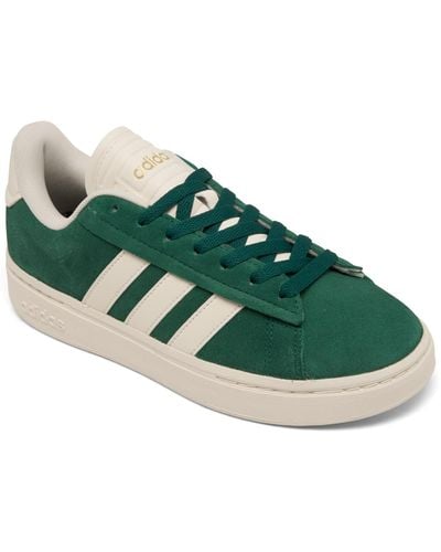 adidas Grand Court Alpha Cloudfoam Lifestyle Comfort Casual Sneakers From Finish Line - Green