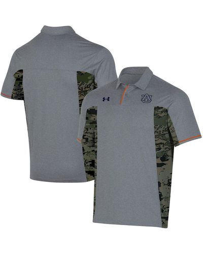 Under Armour Auburn Tigers Freedom Polo Shirt - Gray