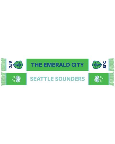 Ruffneck Scarves And Seattle Sounders Fc Emerald City Scarf - Green