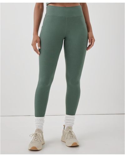 Pact Purefit Pocket legging Made With Cotton - Green