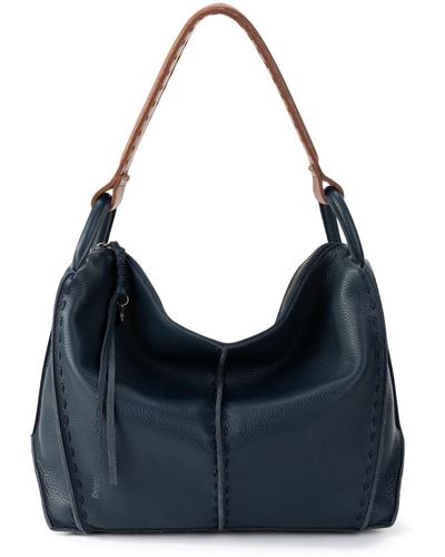 The Sak Los Feliz Leather Hobo Bag - Black