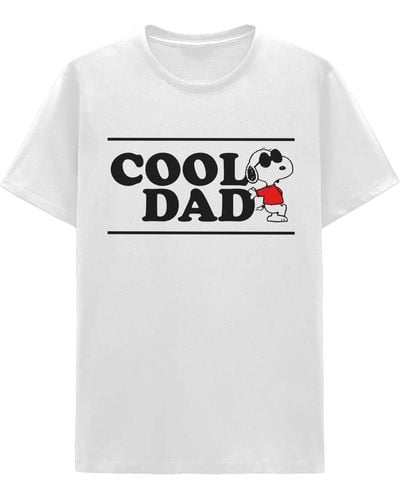 Hybrid Peanuts Dad Short Sleeves T-shirt - Gray