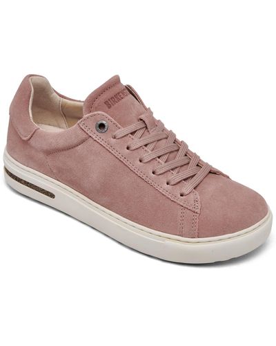 Birkenstock Bend Low Suede Leather Casual Sneakers From Finish Line - Pink