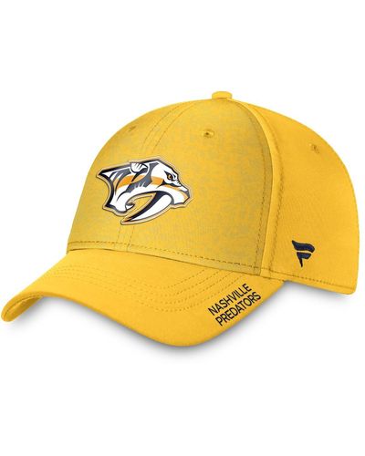 Fanatics Nashville Predators Authentic Pro Rink Flex Hat - Yellow