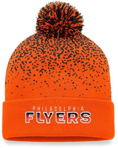 Fanatics Philadelphia Flyers Iconic Gradient Cuffed Knit Hat - Orange