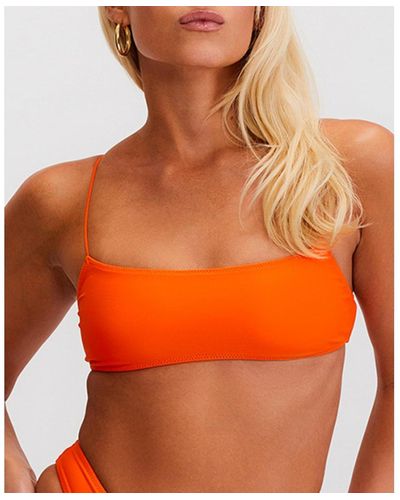 Sunkissed Le Sporty Bikini Top - Orange