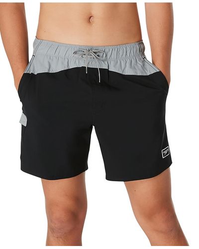 Speedo Marina Flex 6-1/2" Volley Shorts - Black