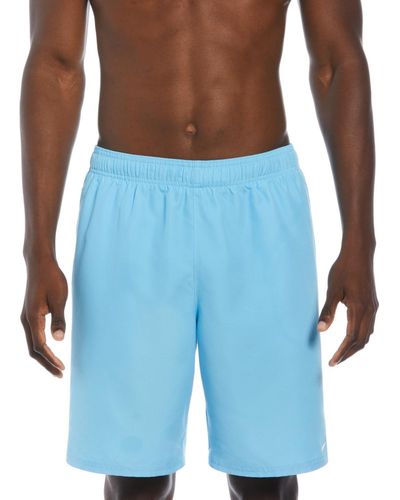 Nike Essential Lap Solid 9" Swim Trunks - Blue