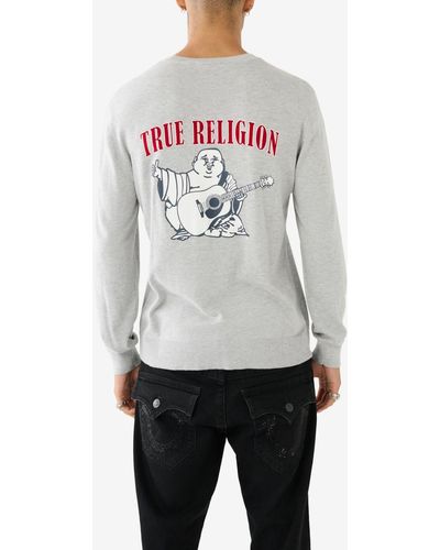 True Religion Crewneck Sweater - Gray