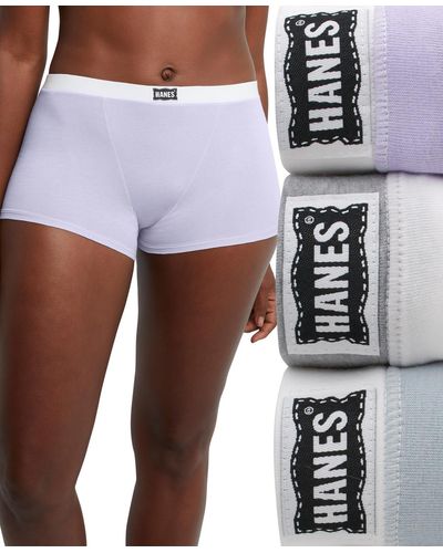 Hanes 3-pk. Originals Ultimate Boxer Brief Underwear 45vobb - White