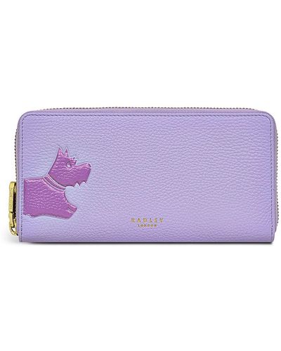 Radley Radley Stamp Mini Zip Around Wallet - Purple