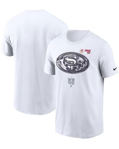 Nike San Francisco 49ers Super Bowl Lviii Opening Night T-shirt - White