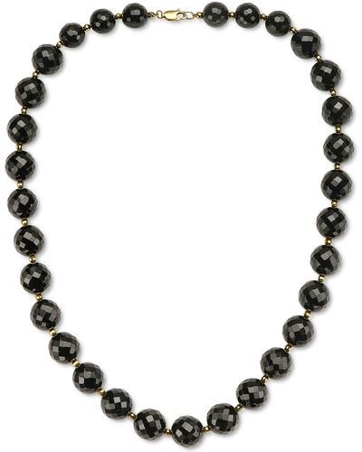 Effy Effy® Onyx Bead All-around 18" Statement Necklace - Black