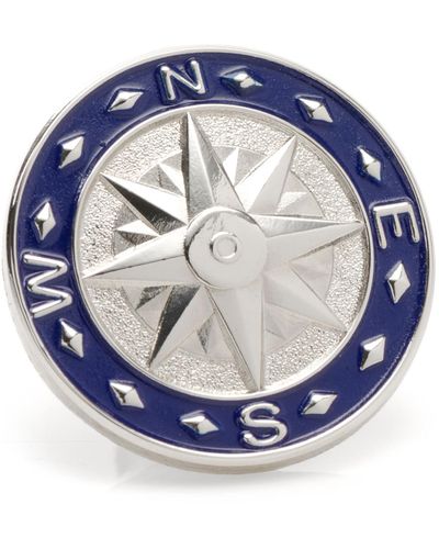 Cufflinks Inc. Compass Lapel Pin - Blue