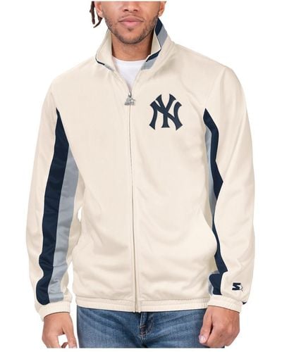Starter New York Yankees Rebound Cooperstown Collection Full-zip Track Jacket - Blue