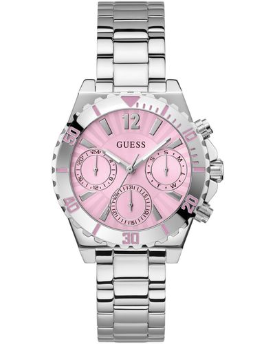 Guess Analog Stainless Steel Watch 38mm - Pink