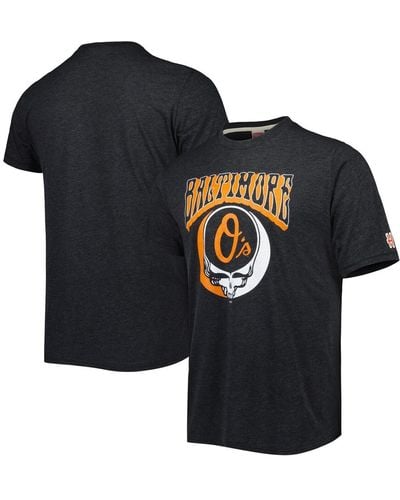 Homage Baltimore Orioles Grateful Dead Tri-blend T-shirt - Black