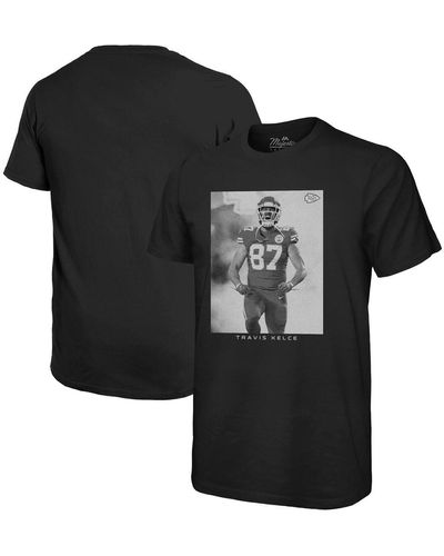 Majestic Threads Travis Kelce Kansas City Chiefs Player Graphic Oversized T-shirt - Black