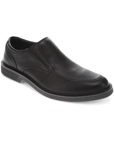 Dockers Turner Faux Leather Slip Resistant Casual Loafers - Black