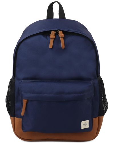 Sun & Stone Sun + Stone Riley Solid Backpack - Blue