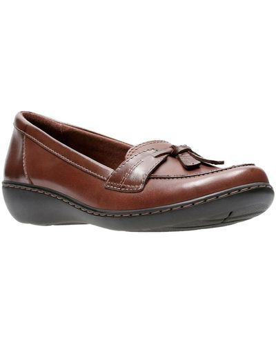 Clarks Collection Ashland Bubble Flats - Brown