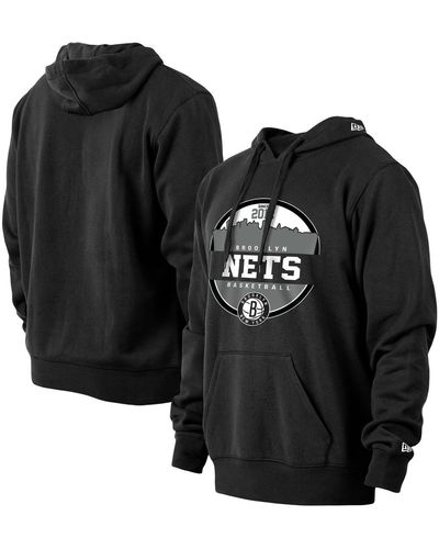 KTZ Brooklyn Nets Localized Pullover Hoodie - Black
