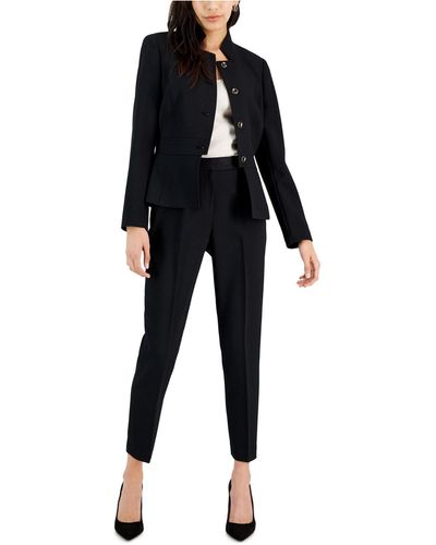 Satin Pant Suit Black Suits  Suit Separates for Women for sale  eBay