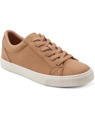 Easy Spirit Lorna Lace-up Casual Round Toe Sneakers - Brown